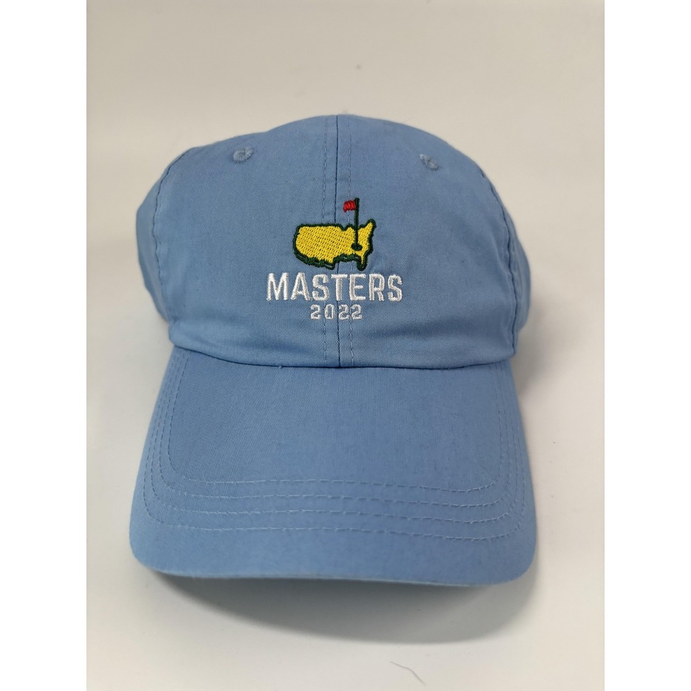 Masters‎ 2022 Hat Cap Strap Back Mens One Size Blue Golf Augusta National